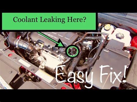 chevy cruze antifreeze leak|Leaking Antifreeze